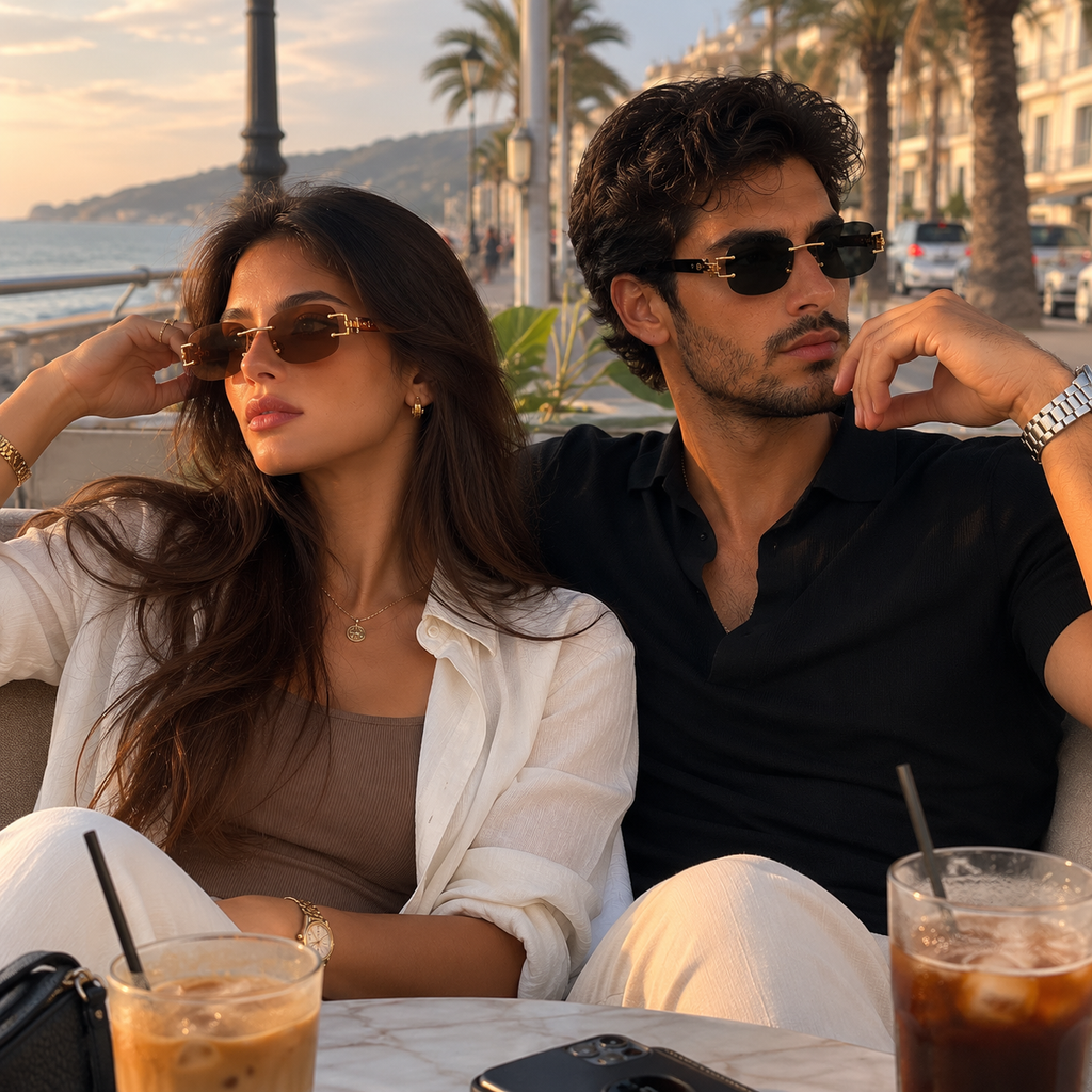 🕶️ Lunettes de soleil Premium – Design italien : 🕶️ نظارات شمسية فاخرة بتصميم إيطالي